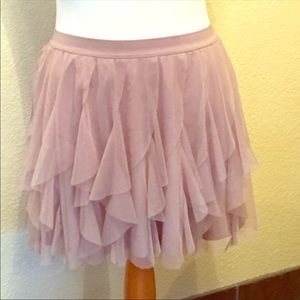 LC Lauren Conrad Asymmetrical Layered Skirt
